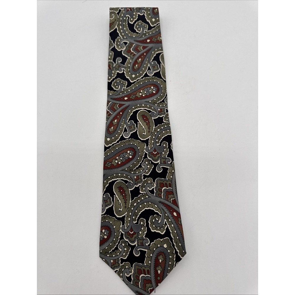 Kuppenheimer Woven Paisley Silk Neck Tie Made In USA 57 x 3.75